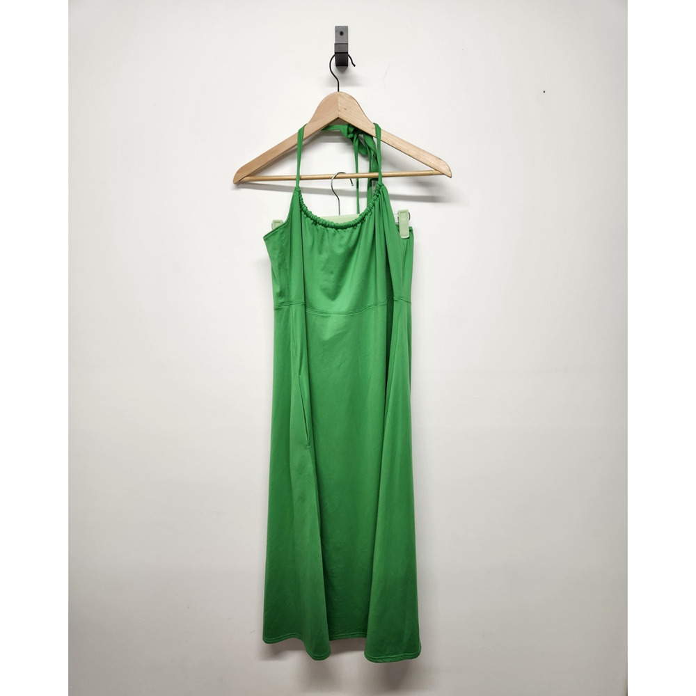 The North Face Women's Halter Top Midi Dress, Size XL, In Green Color. Casual